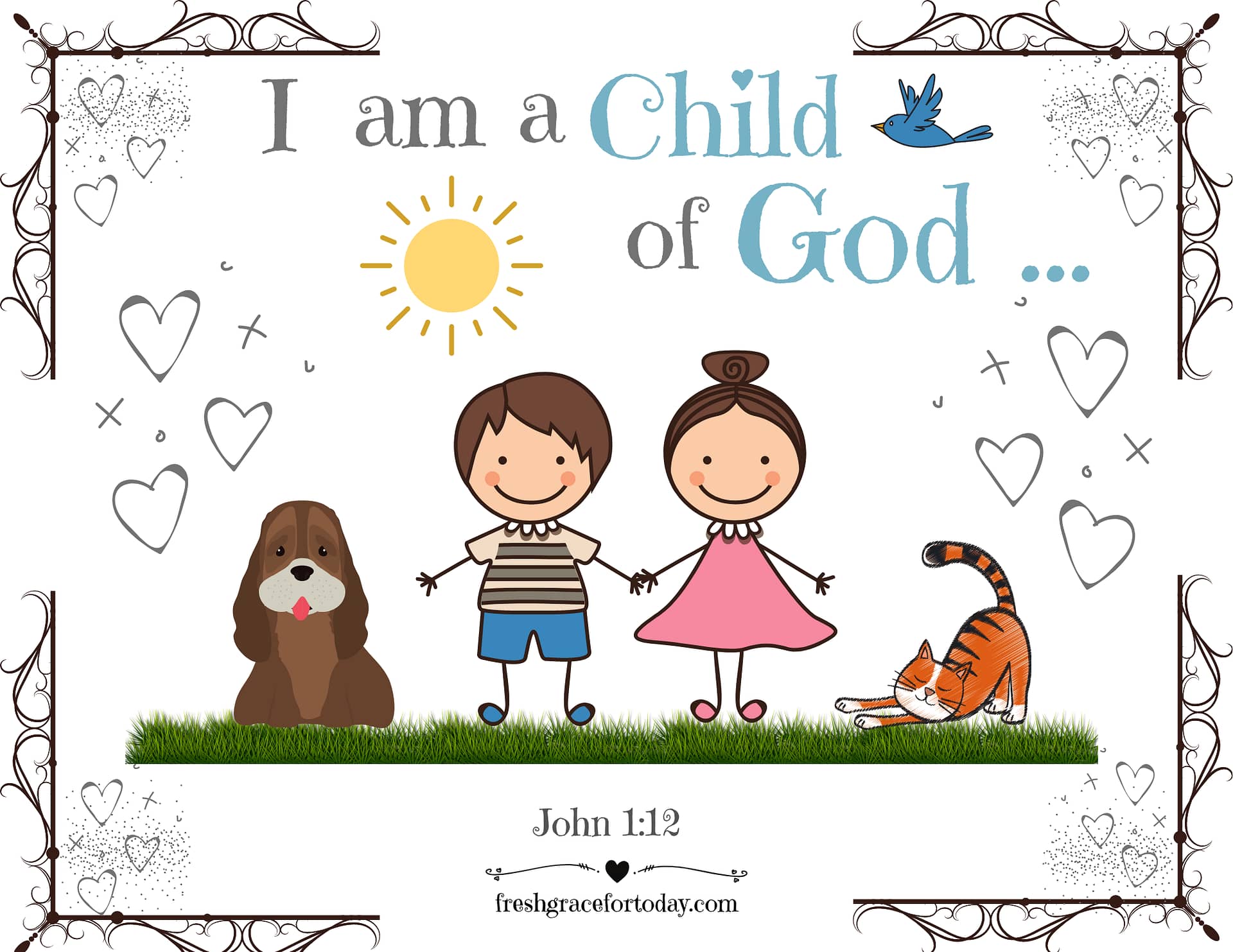 lds primary clipart i am a child of god